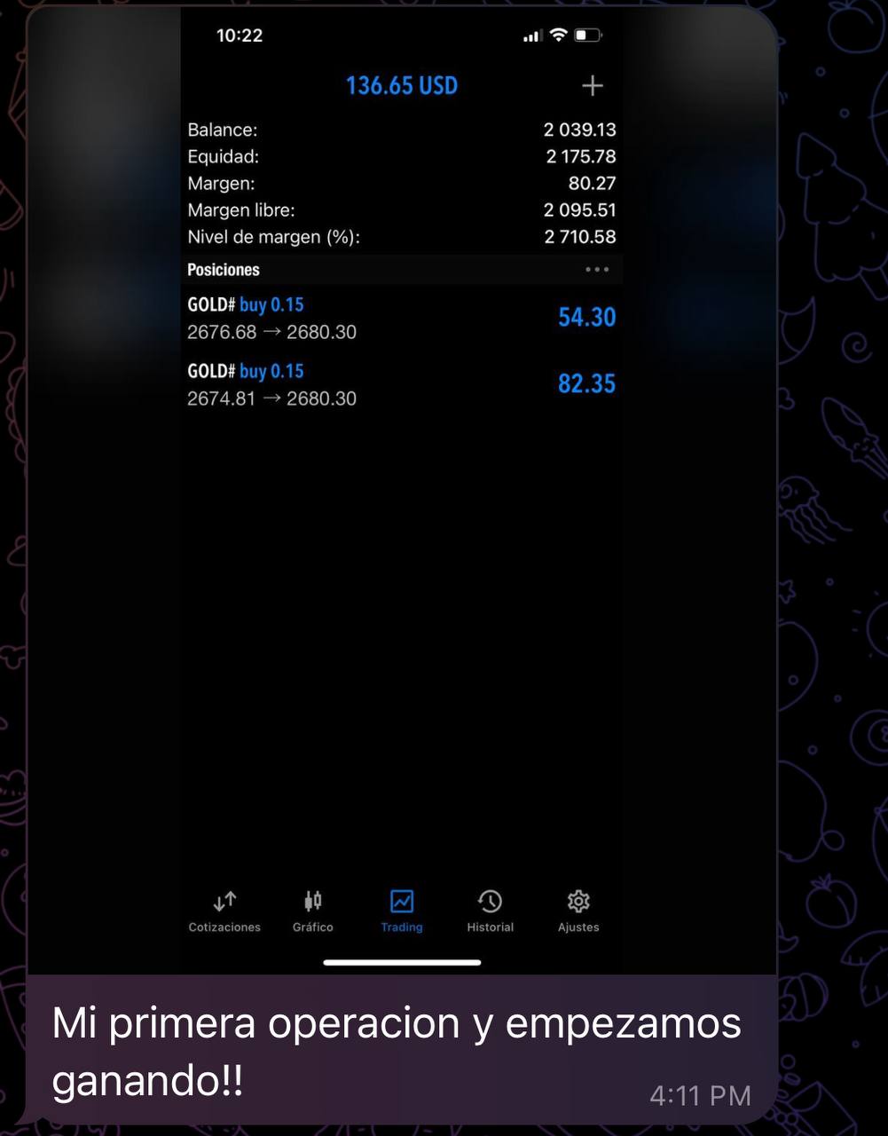result screenshot