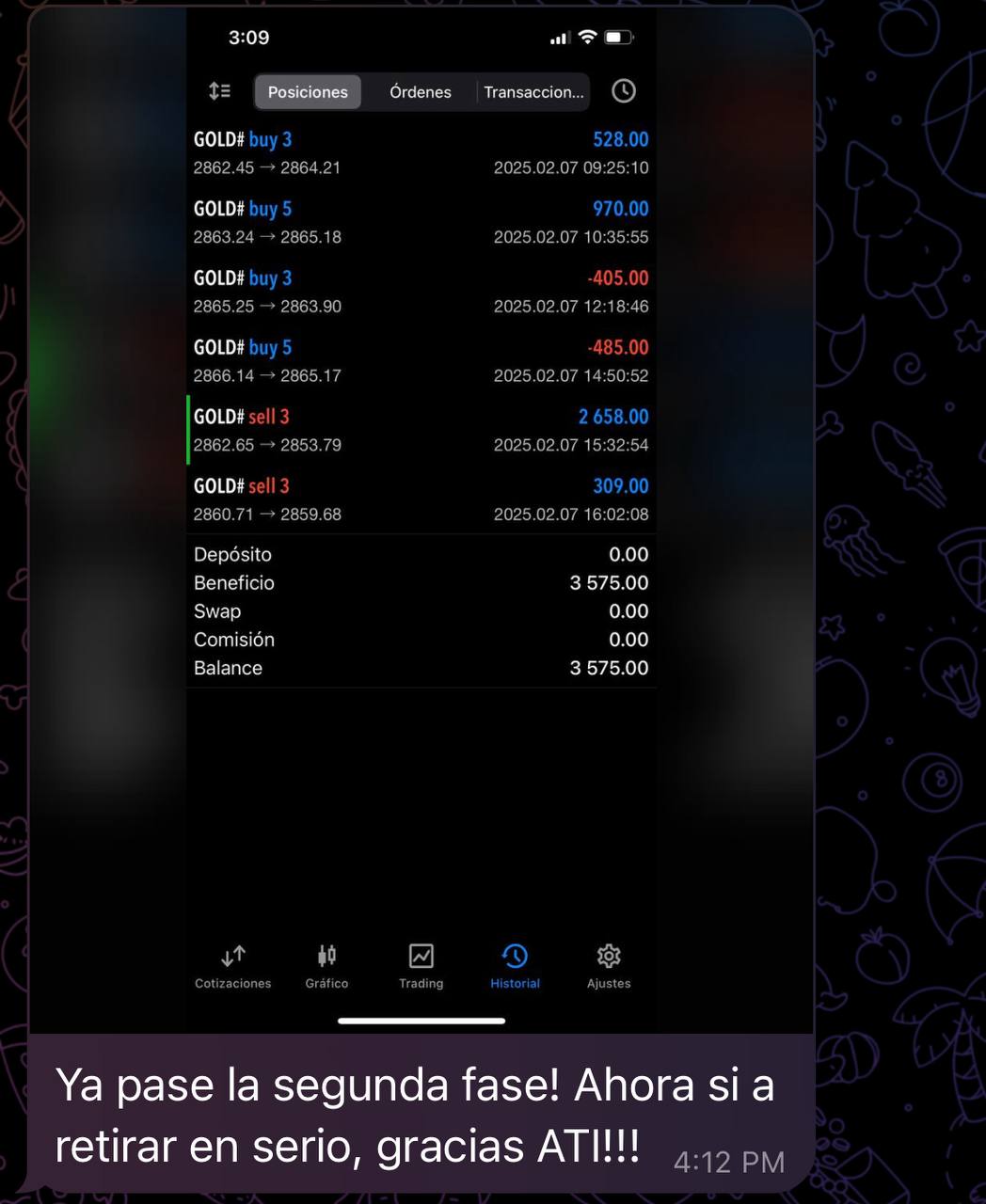 result screenshot