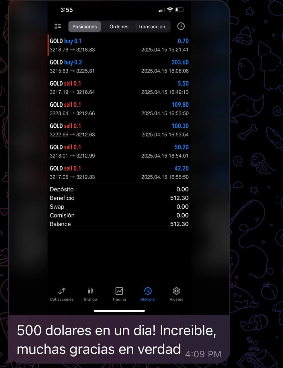result screenshot
