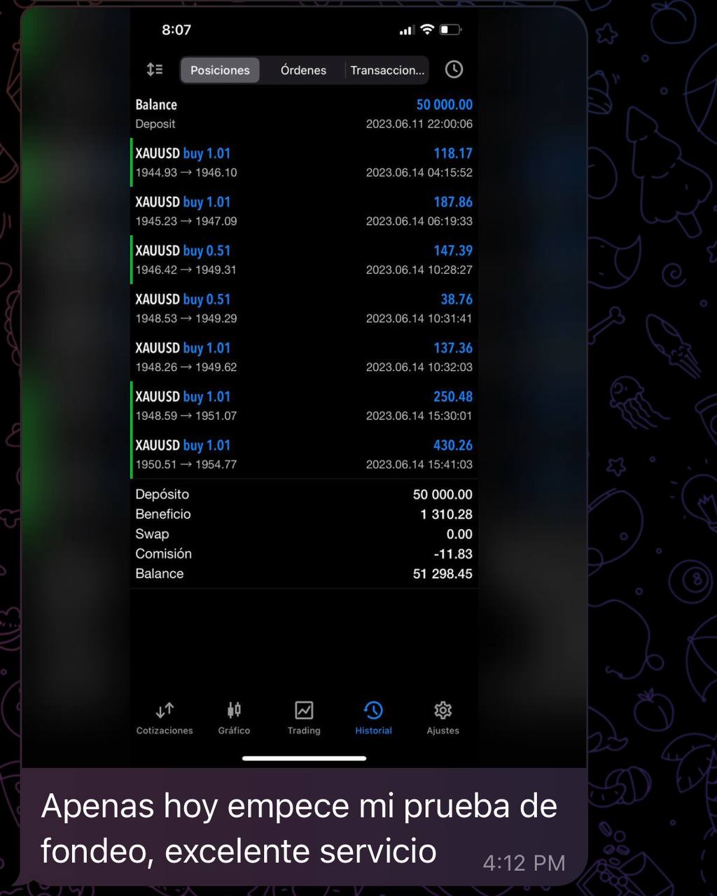 result screenshot